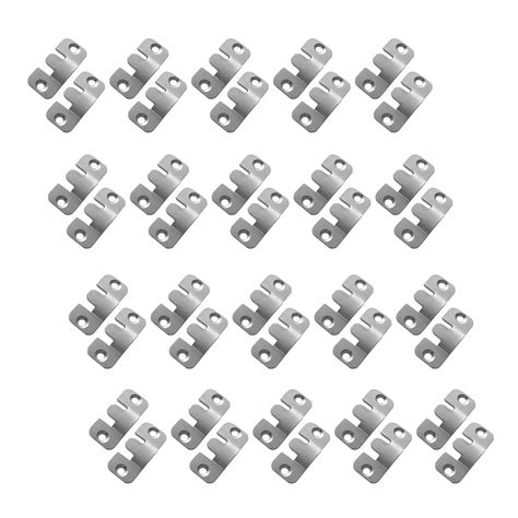 Likerainy Heavy Duty Small Metal Flush Mount Brackets Sectional ...
