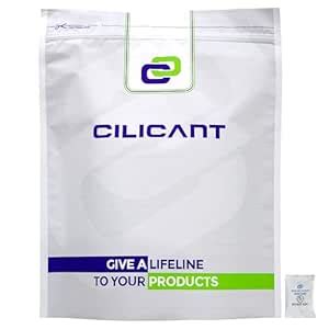 CILICAnT Silica Gel White 5 Gram Pouch of 50 Packets (5Gram X 50Pcs=250 ...
