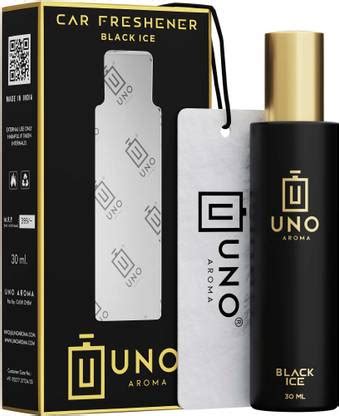 UNO AROMA Black Ice Fragrance Car Freshener Spray Black Ice Car ...