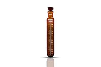 Omsons Glassware | Test Tube | Graduated | With Socket | Amber ...