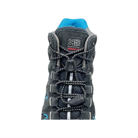 Karrimor | Mount Waterproof Walking Boots Childrens | Black/Blue ...