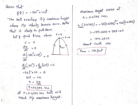 [Solved] A ball is thrown vertically upward from the ground with an initial... | Course Hero