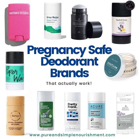 Pregnancy Safe Deodorant