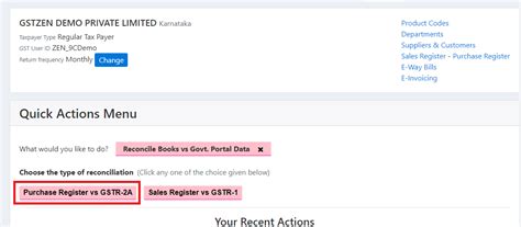 GSTR 2A Download from Govt. portal – GSTR 2A reconciliation