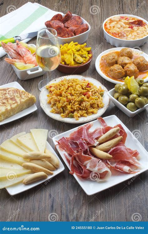 Traditional spanish tapas stock photo. Image of sherry - 24555180