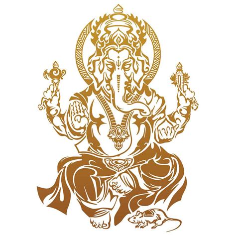 Tribal Vakratunda Car Rear Glass Sticker – WallDesign