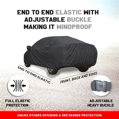 Xuv 700 Car Cover Waterproof - EasyShield Grey 190T | Autofact India