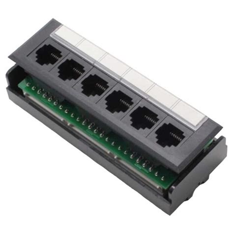Buy Yankok [CAT5 CAT5e 6 Port Replace Patch Panel Unshielded with Coded ...