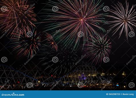 Long Beach New Year S Eve 2023 Fireworks Long Beach Pike Editorial ...