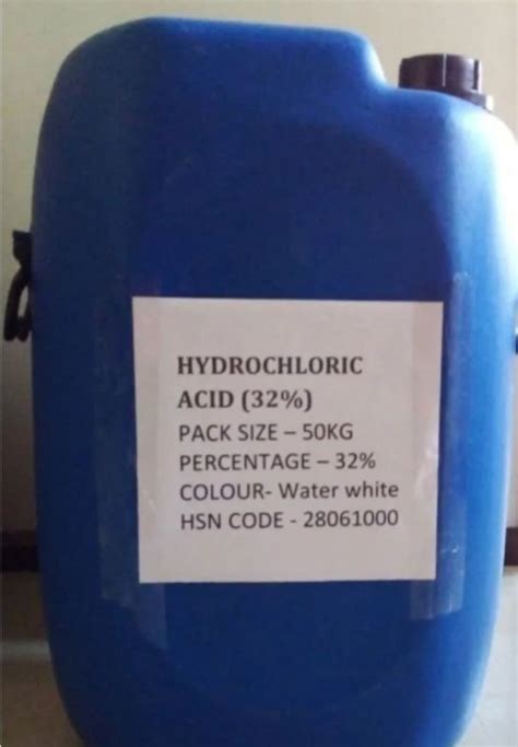 Hydrochloric Acid Exporter, Supplier from Delhi