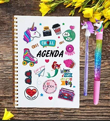 GoMerryKids Set of Flamingo Cute Stationery Gift Diary with Pen for ...
