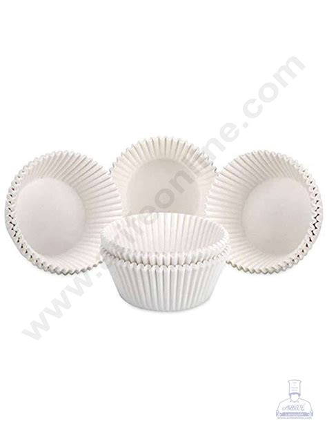 Home Cake Decor™ EcoPack White Paper Cupcake Liner Blister Pack - 9.5cm ...