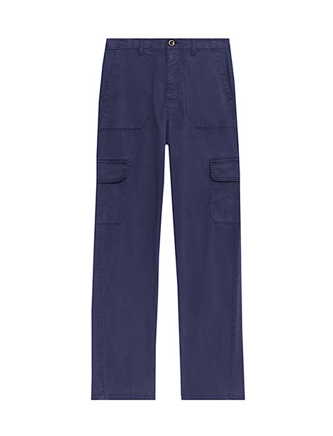 Buy Lyocell Rich Cargo Straight Leg Trousers at Marks & Spencer