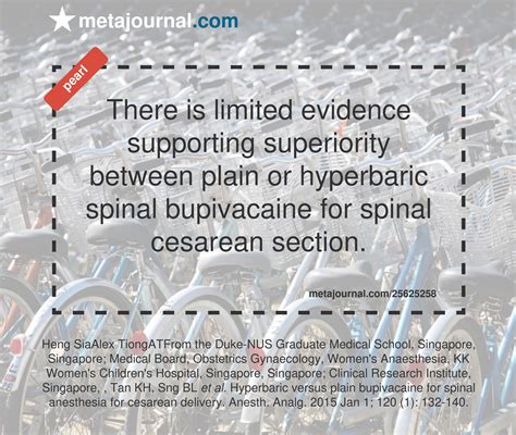 Hyperbaric versus plain bupivacaine for spinal anesthesia for « metajournal.com