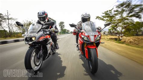 TVS Apache RR 310 vs KTM RC 390 comparison test - Overdrive