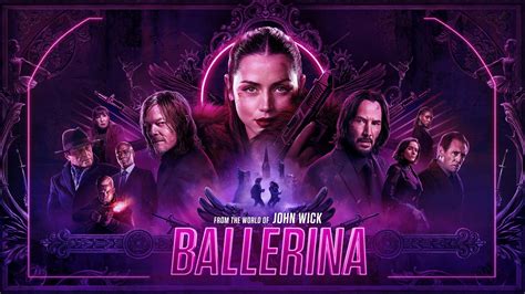 From the World of John Wick: Ballerina 4K Wallpaper
