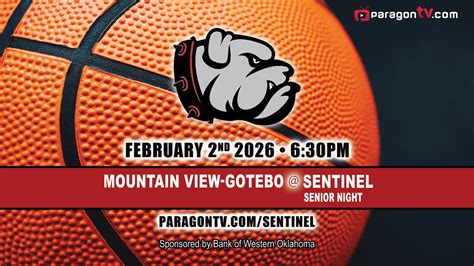 Mountain View-Gotebo at Sentinel - Boys High School Basketball (Senior ...