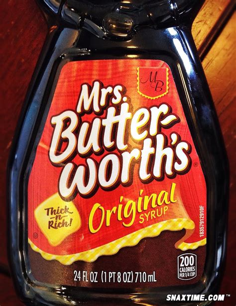 Mrs. Butterworth's Original Syrup: BEST OF AMERICA'S SNACKS – Snaxtime