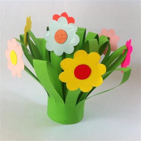 simple flower art and craft