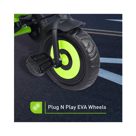 R for Rabbit Tiny Toes T20 Ace Tricycle Green for Babies - Cureka