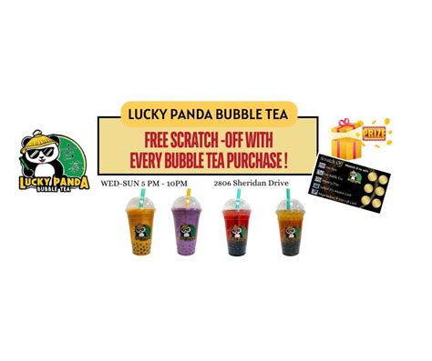 Free Scratch-Off Ticket with Every Bubble Tea Purchase!, 2806 Sheridan ...