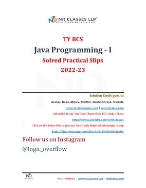 Tybcs OS-I Almost all slip solutions - TY BCS Operating System - I ...