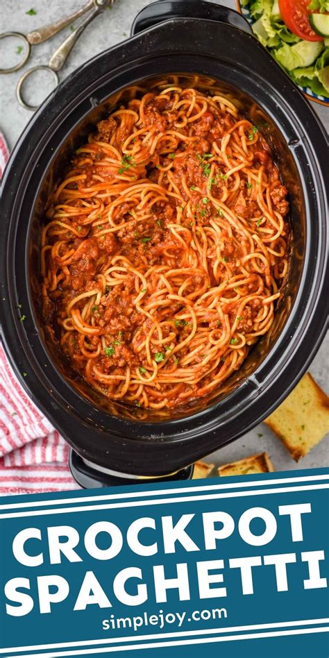 Crockpot Spaghetti Sauce
