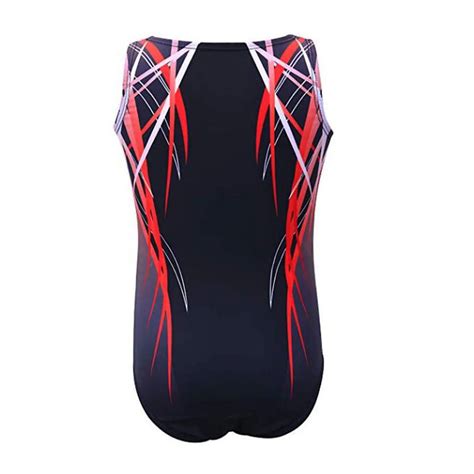 Red-Black Sublimation Leotard for Boys - IKAANYA