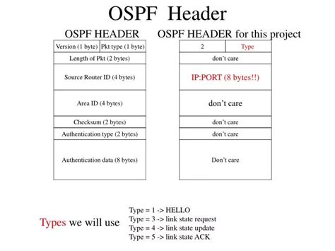 Image result for Ospf Header Format Example Step by Step