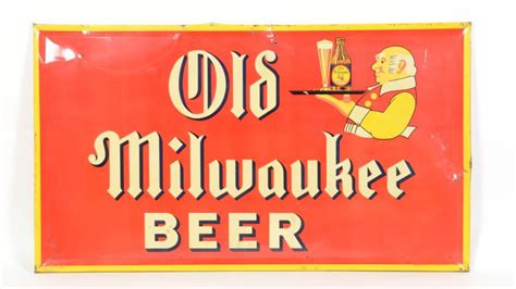 Old Milwaukee Beer Sign SSTE 56x32 at The Road Art Auction 2015 as U177 ...