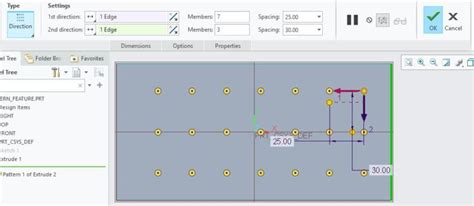 Creo Tutorial for Patterns Direction 的图像结果