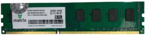 Amazon.in: Buy Matrix RAM 8 GB DDR3 1600 MHz Desktop I DIMM Desktop ...