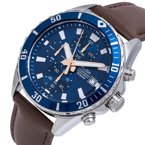 Alba Active Chronograph Blue – Zimson Watch Store