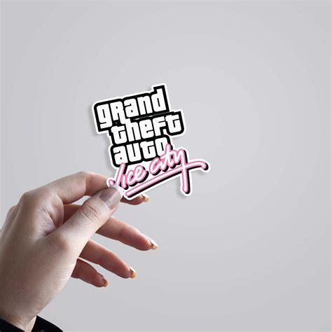 Vice City Gaming Stickers - Nostalgia Collection