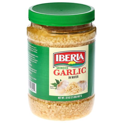 EX--9/5/2025 Iberia Minced Garlic In Water, 32 Ounce for sale | North ...