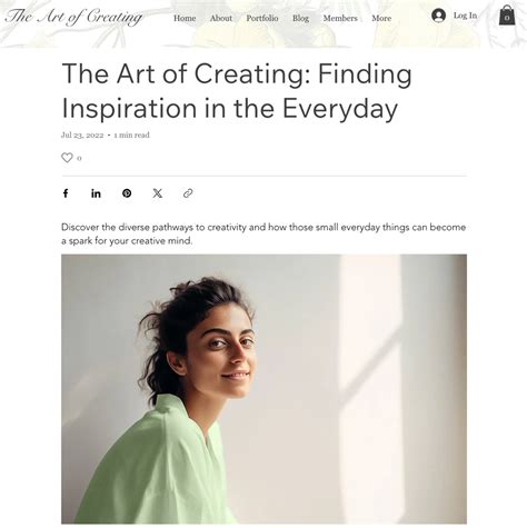 Image result for Wix Blog Header