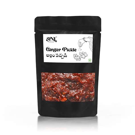 SNL Ginger Pickle (500g), Tiffen Time Bliss, Vijayawada Style Allam ...