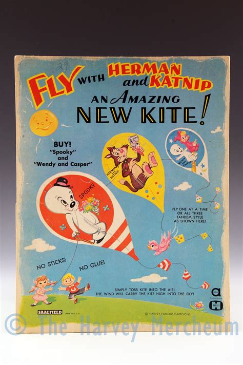 Herman and Katnip kite exhibit posted | The Harvey Mercheum