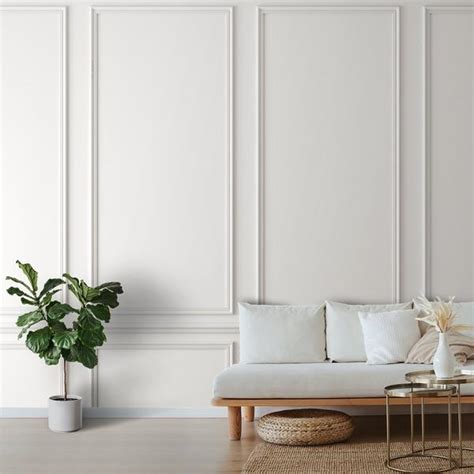 3D Moulding Wall Panel Theme Room Wallpaper, Grey 80 inches x 112 ...