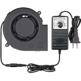 GDSTIME 97mm x 33mm DC Blower, 110V 220V AC Powered Fan 9733 with ...