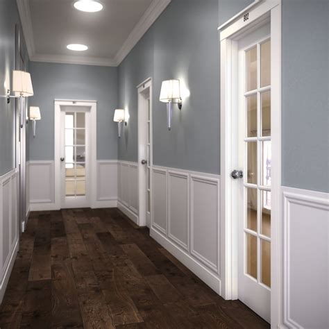 EightDoors 24-in x 80-in White Pine Wood 10-lite Clear Glass Slab ...