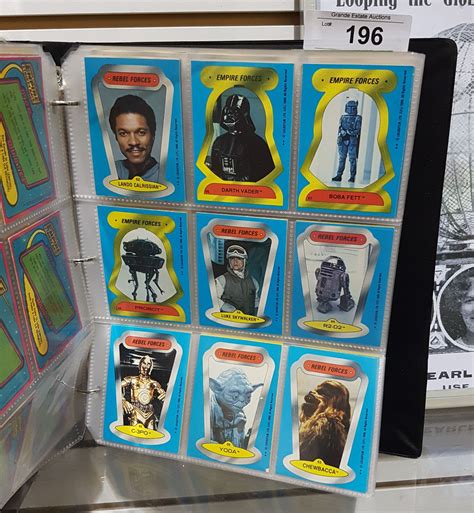 COLLECTION OF VINTAGE STAR WARS TRADING CARDS