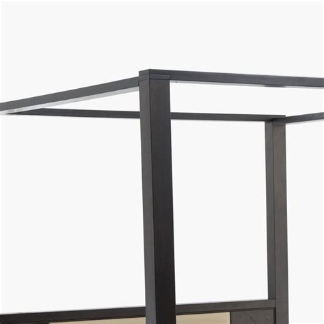 Buy Petals Queen-Size Low Platform Bed - 190 x 214 x 225 cm from Home ...