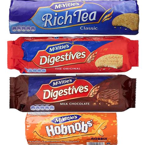 Mcvities Tea Time Favourites Rich Tea 300g Digestives 400g Milk ...