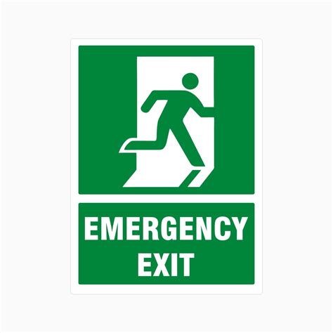 Emergency Exit Signs Australia - High-Quality Materials | GET SIGNS ...