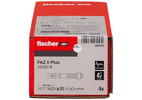 fischer bolt anchor FAZ II Plus 20/60 R stainless steel