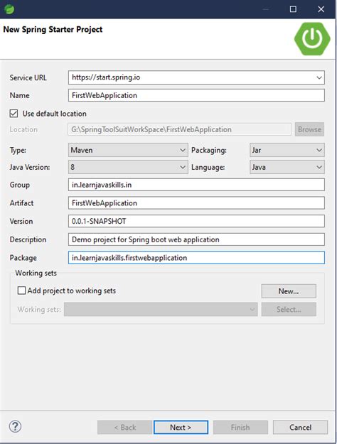 How to Create Spring Boot Web Application 的图像结果