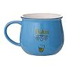 Buy JCPL Ceramic Milk Mugs - Set of 2, Yellow and Blue, 350ml Online at ...