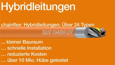 chainflex® hybrid servo cable CF220.UL.H