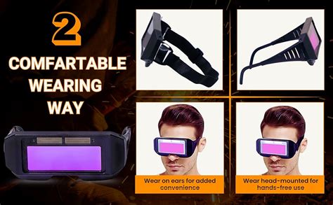 Homdum Welding Glasses Auto Darkening Welding Goggles Safety Eyes ...